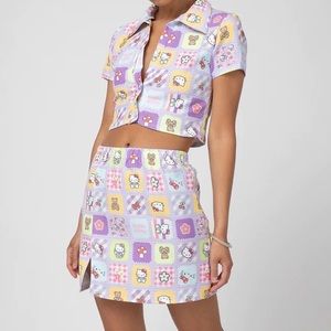 Hello Kitty Patchwork skirt